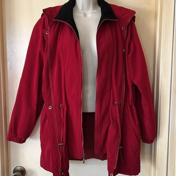 Nautica Red Heavyweight Jacket Size S - Picture 3 of 11